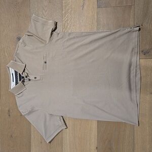 NWT Jachs NY Men's Medium Taupe Polo Shirt